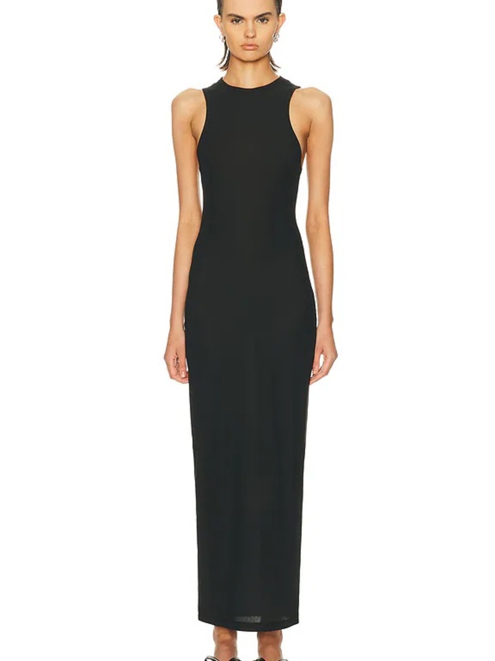 Zara Micro Knit Midi Dress